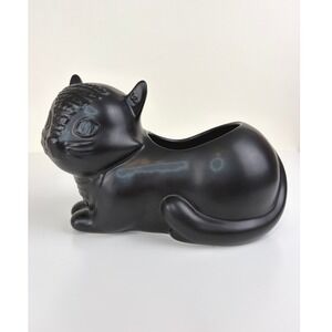 2014 Target‎ Black Cat Ceramic Candy Bowl Halloween Gothic Decor